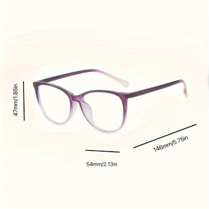 Blue Light Glasses - Blocking Women Gradient Lens Full Rim Frame Metal Hinge Lightweight Anti - product detail view 8