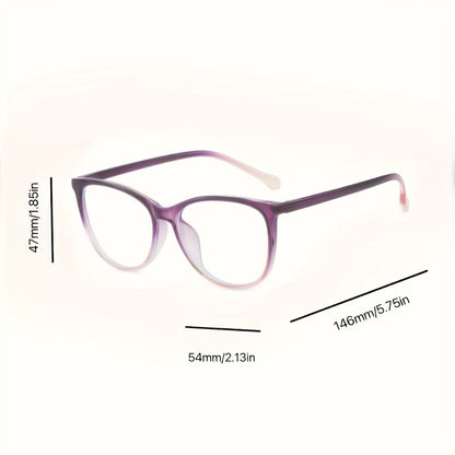Blue Light Glasses - Blocking Women Gradient Lens Full Rim Frame Metal Hinge Lightweight Anti - product detail view 14