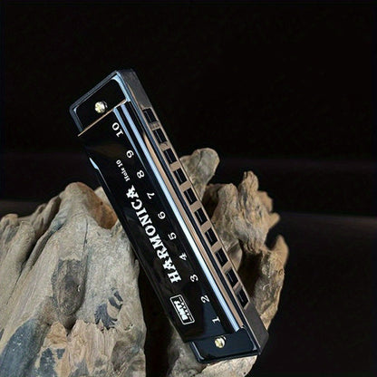 Blues Harmonica shown in the Black option