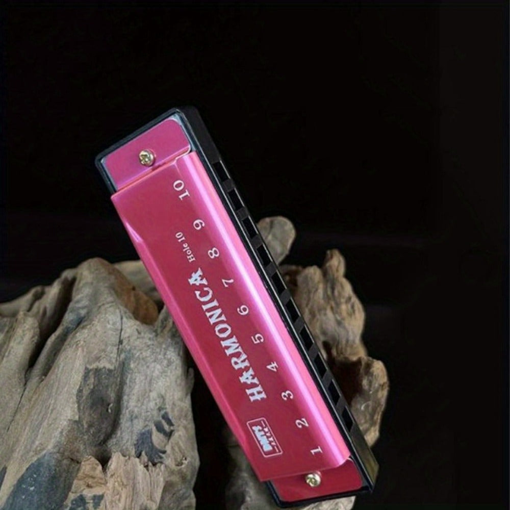 Blues Harmonica, Golden, Professional, Hole, C-Key for Blues Practice detail image - detail view 13