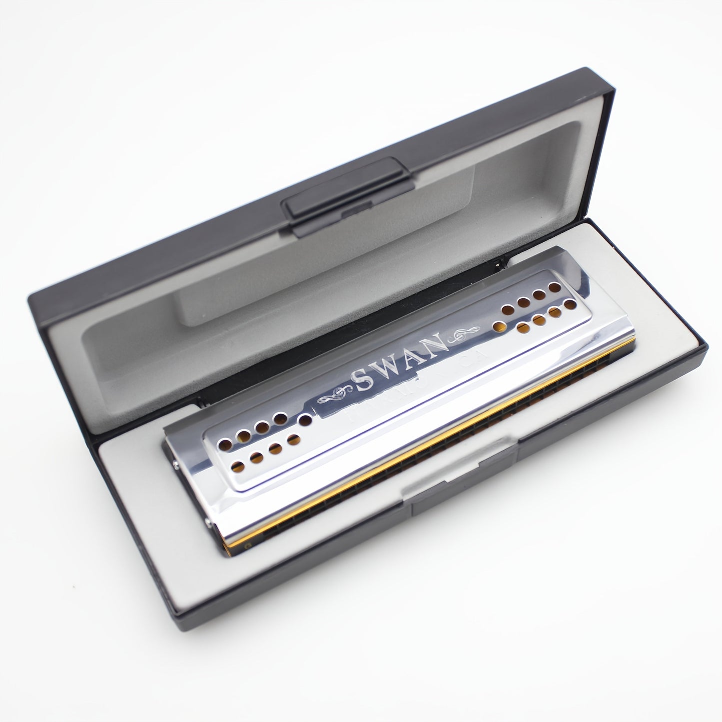 Blues Harmonica shown in the 24-Hole Diatonic C/G Double-Scale Harmonica option