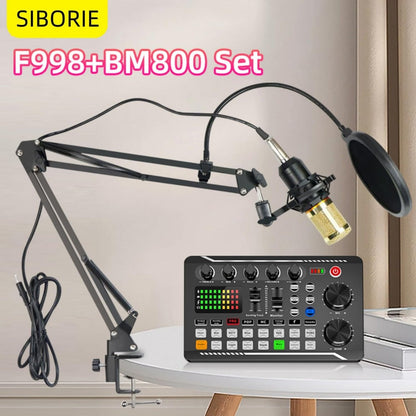 BM-800 Condenser Microphone Kit with Mixer, Boom Arm and Accessories detail image - detail view 16