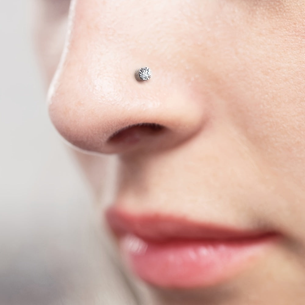 Body Jewelry - Fake Nose Rings Set Clip On Non-Piercing Faux Septum Hoop Sparkling for - product detail view 9