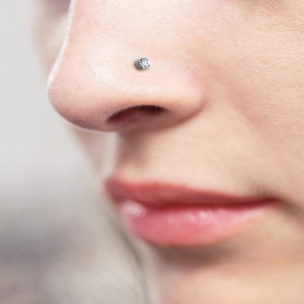 Body Jewelry - Fake Nose Rings Set Clip On Non-Piercing Faux Septum Hoop Sparkling for - product detail view 12