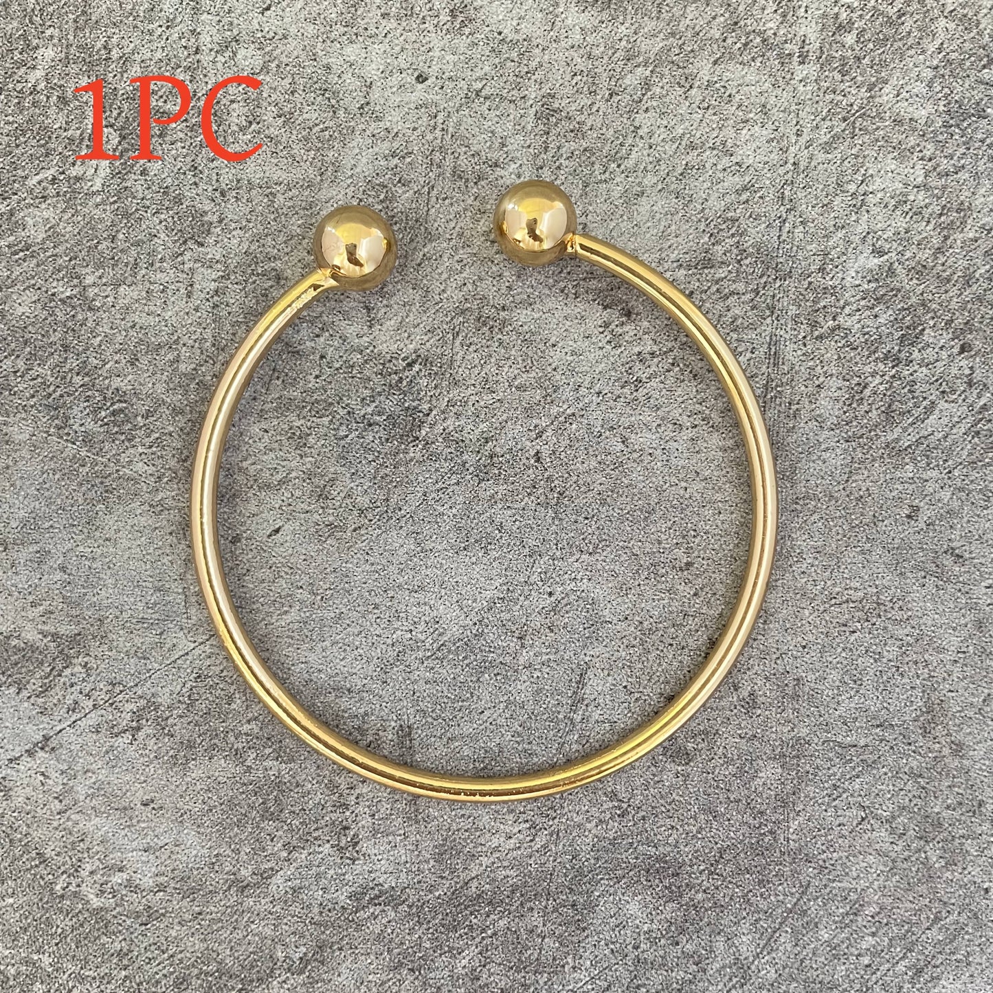 Bracelet for Women - Boho Stacking Bangles for Retro West Indian Thick Gold Ball Bangles 10mm - product detail view 11