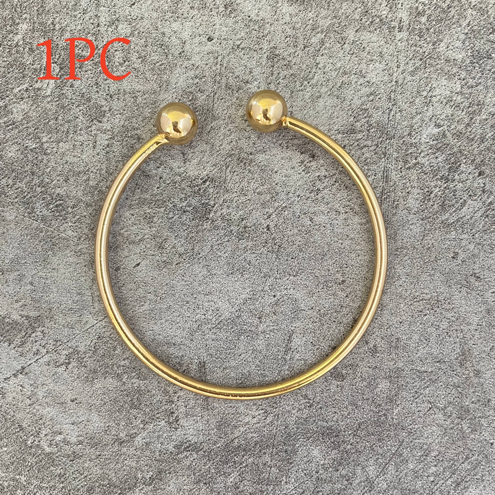 Bracelet for Women - Boho Stacking Bangles for Retro West Indian Thick Gold Ball Bangles 10mm - product detail view 11