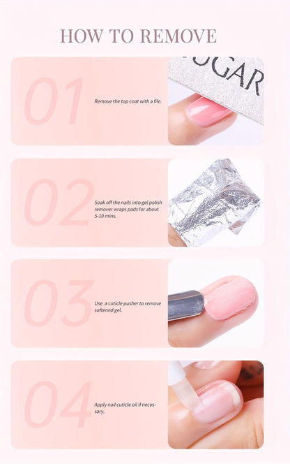 White Glitter Cat Eye Gel Polish Set 2pc Sparkling Magnetic with Stick Included | Soak Off UV LED 0.51oz Each Semi-Permanent 3D Nail Art |