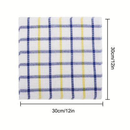 Kitchen Cleaning Cloths 24 Pack Soft Absorbent Reusable Dish Towels Square Dishcloths Durable Multi-Purpose Cleaning Rags for Home Kitchen