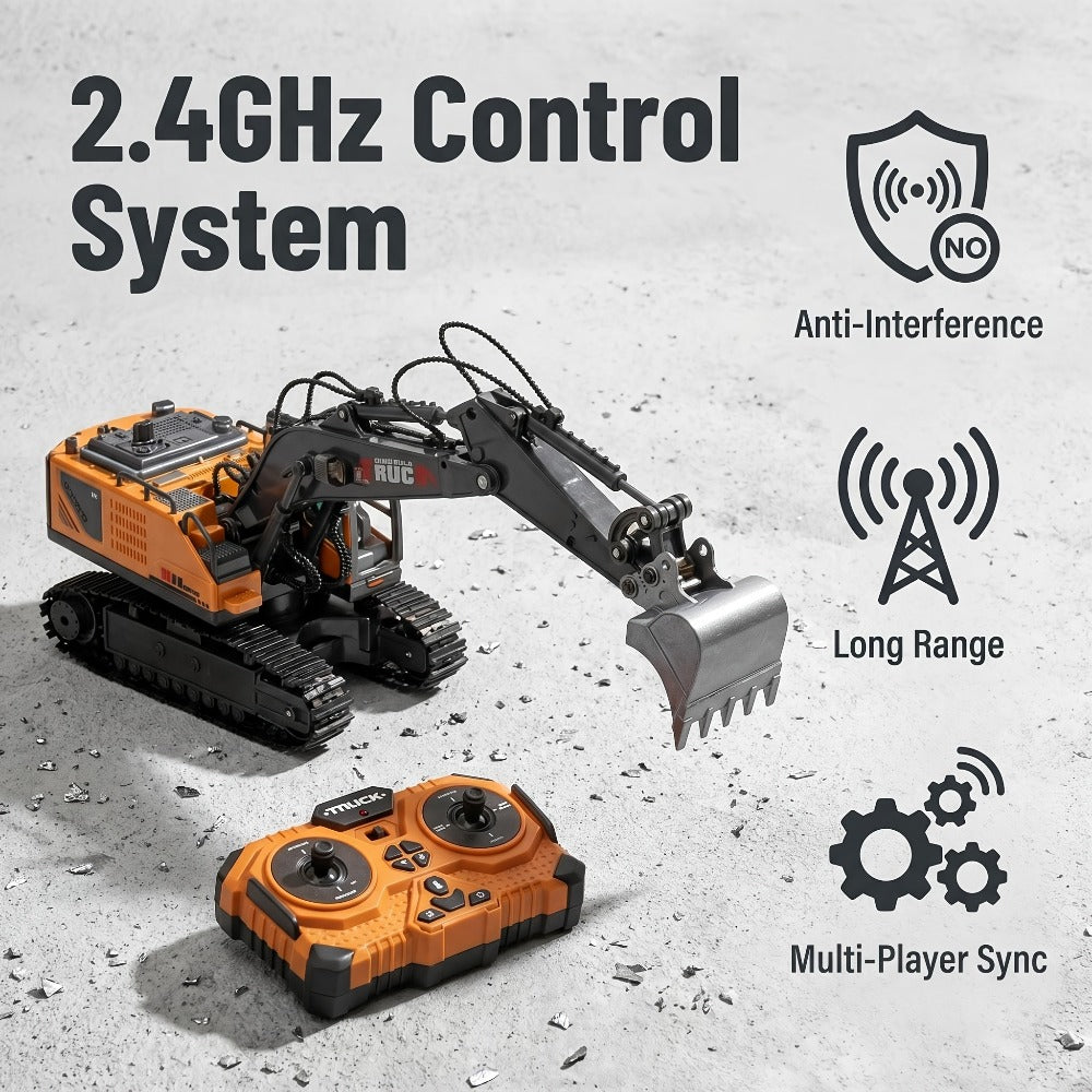 RC Construction Vehicle Set 2/3/4pcs with the Listed Color, Size or Set Options for Everyday Use