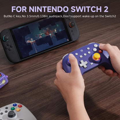 Hall Effect Wireless Controller for Nintendo Switch OLED Switch Lite - No Drift Joystick Turbo for an Everyday Personal Care Routine