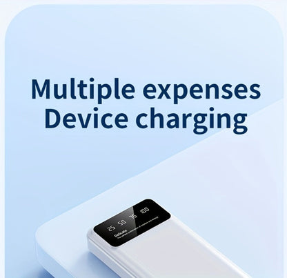 65000mAh Portable Power Bank with LED Display USB Charger for iPhone 17 16 15 14 13 12 11 XS Android Phones Tablets