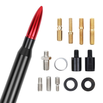 Short Car Antenna 5.3 Inch – Carbon Steel Universal Fit AM FM Signal Booster Stub Antenna Replacement for Cars Trucks SUVs