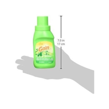 Gain Original Scent Liquid Laundry Detergent, Case Pack of Twelve Individual 10 fl oz Bottles