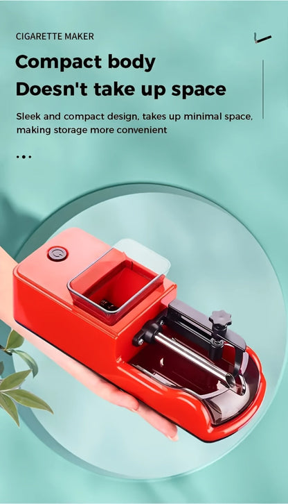 Electric Cigarette Rolling Machine USB Rechargeable Cigarette Roller 2-Second Rapid Roll High for Entryways, Bedrooms and Living Spaces