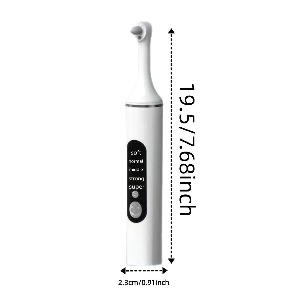 Tooth Polisher Rechargeable, 6 Brush Heads & 5-Speed Settings, Electric Teeth Polishing Tool for Plaque Removal