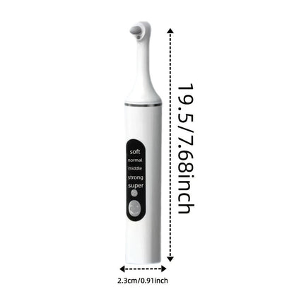 Tooth Polisher Rechargeable, 6 Brush Heads & 5-Speed Settings, Electric Teeth Polishing Tool for Plaque Removal