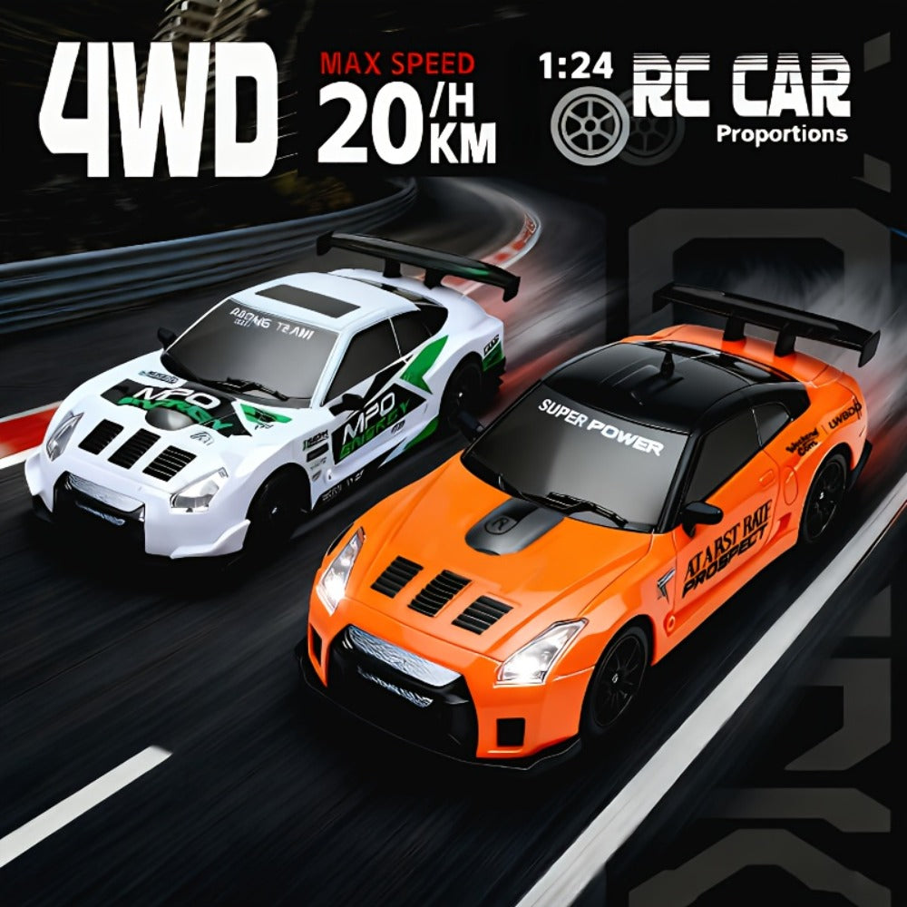 RC Drift Car 1:24 Scale 4WD High Speed Drifting Remote Control Sports Car for Adults Teens Boys Girls