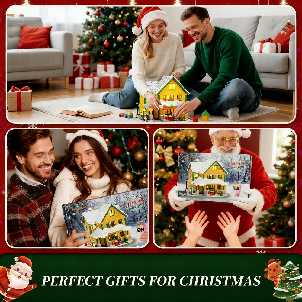 Christmas Story Building Blocks Set 1146 Pcs with the Listed Color, Size or Set Options for Everyday Use