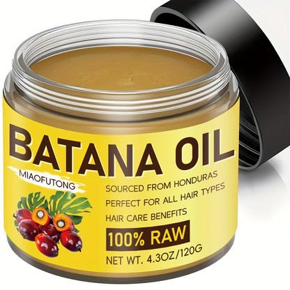 Banana Hair Oil Treatment 100% Raw Honduran Deeply Frizz Control Scalp Nourishment Dry Damaged Hair All Hair Types Women 4.3oz 120g