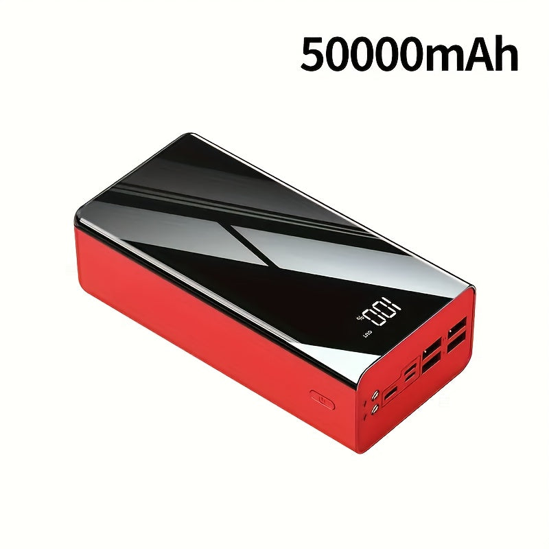 50000mAh High Power Bank Portable Charger LED Display USB-C Micro USB Fast Charging Multi-Port for an Everyday Personal Care Routine
