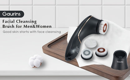 Electric Facial Cleansing Brush Spin Rechargeable for Bath Time, Home Spa and Personal Care