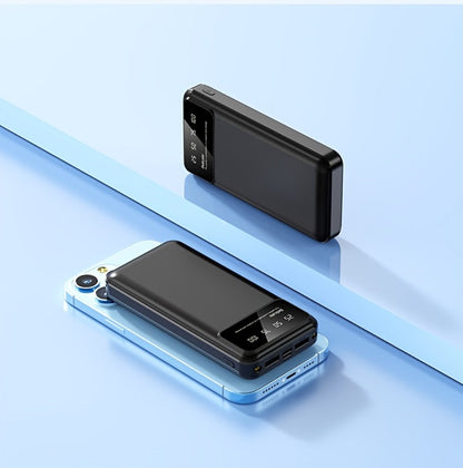 Power Bank 50000mAh with Dual USB Ports, Digital Battery Display and Three Color Options for Travel