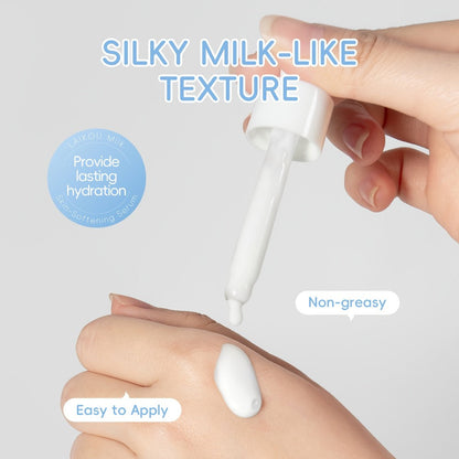 Face Serum LAIKOU with Niacinamide, Shea Butter, Vitamin E and Hyaluronic Acid in a 17ml Milky Dropper Formula