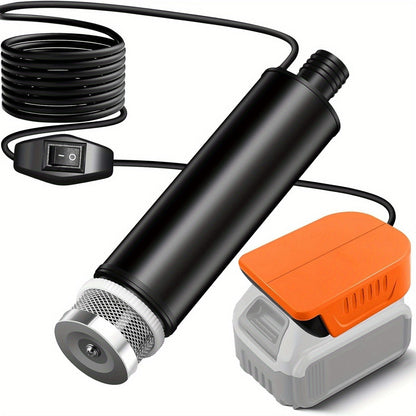 Cordless Water Transfer Pump for DeWalt 20V 60V Battery 635GPH Portable Sump Pump for Pool for Entryways, Bedrooms and Living Spaces
