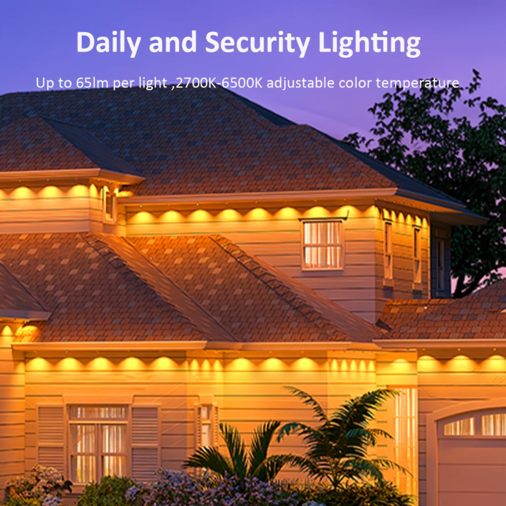 Permanent Outdoor RGB Eave Lights Smart App & Remote Control for an Everyday Personal Care Routine