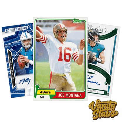 Football Mystery Hit Pack – 3 Guaranteed Collector Cards with Inserts, Rookies & Stars | RAW Multi-Brand Edition | Holo Foil Parallels