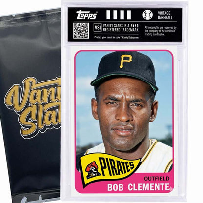 Sports Trading Cards, 1965 Topps-Labeled Baseball Mystery Vanity Slab with One Card for Display