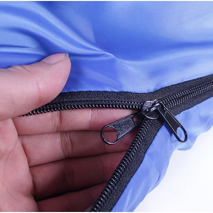 Lightweight 4 Season Sleeping Bag Envelope Design with Drawstring Closure Adjustable Hood Strap Portable Camping Sleep Bag for Backpacking