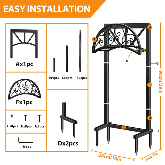 Garden Hose Holder Metal Freestanding | Lawn Patio Outdoor Hose Rack