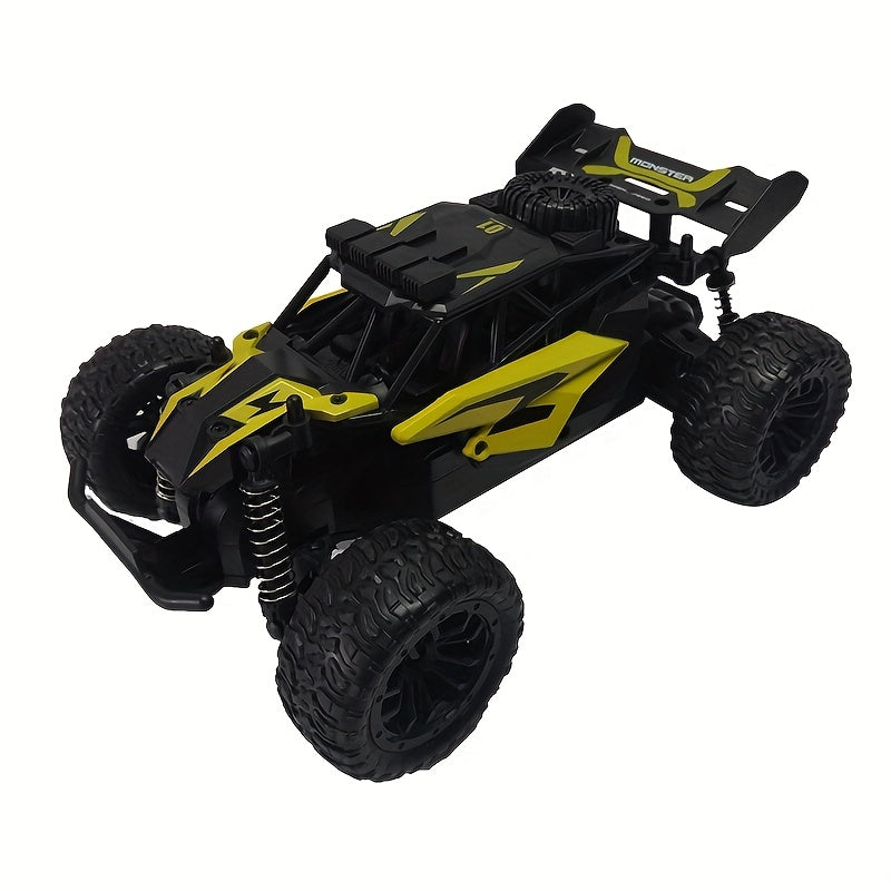 RC Off-Road Truck for Kids Ages 6+, High Speed Remote Control Car Alloy Steel Body Full-Function 4WD Monster Truck Toy for Boys