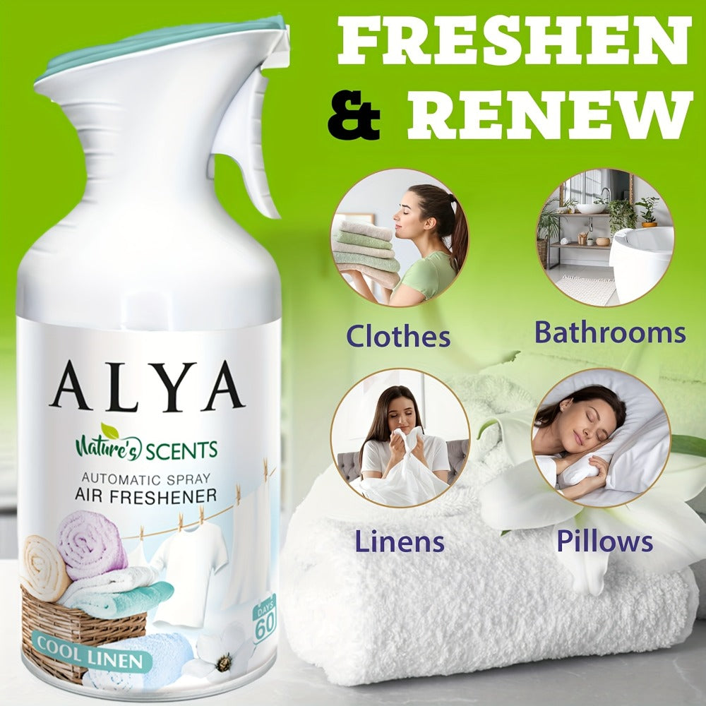 Aromatherapy Air Freshener Spray 8.45oz, 6 Scents: Lavender, Magnolia, Mixed Berries, Ocean, Cool Linen & Vanilla