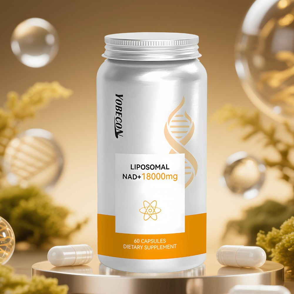 NAD+ Booster Liposomal 18000mg with Quercetin, Trans-Resveratrol & D-Ribose for Energy, Focus, Anti-Ageing & Antioxidant Support