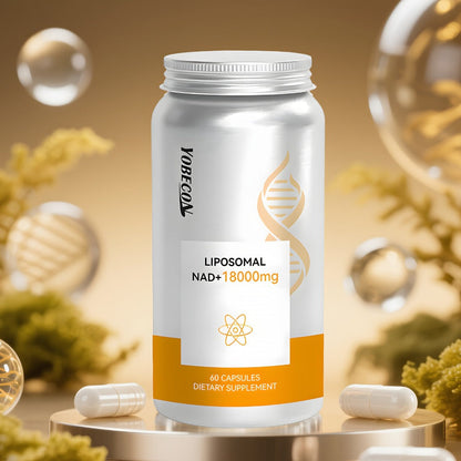 NAD+ Booster Liposomal 18000mg with Quercetin, Trans-Resveratrol & D-Ribose for Energy, Focus, Anti-Ageing & Antioxidant Support