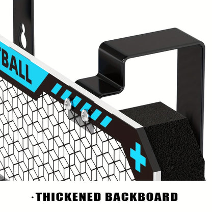 Over Door Basketball Hoop with LED Lights & Electronic Scoreboard, Mini Hoop Set with 4 Balls for Kids Teens Adults