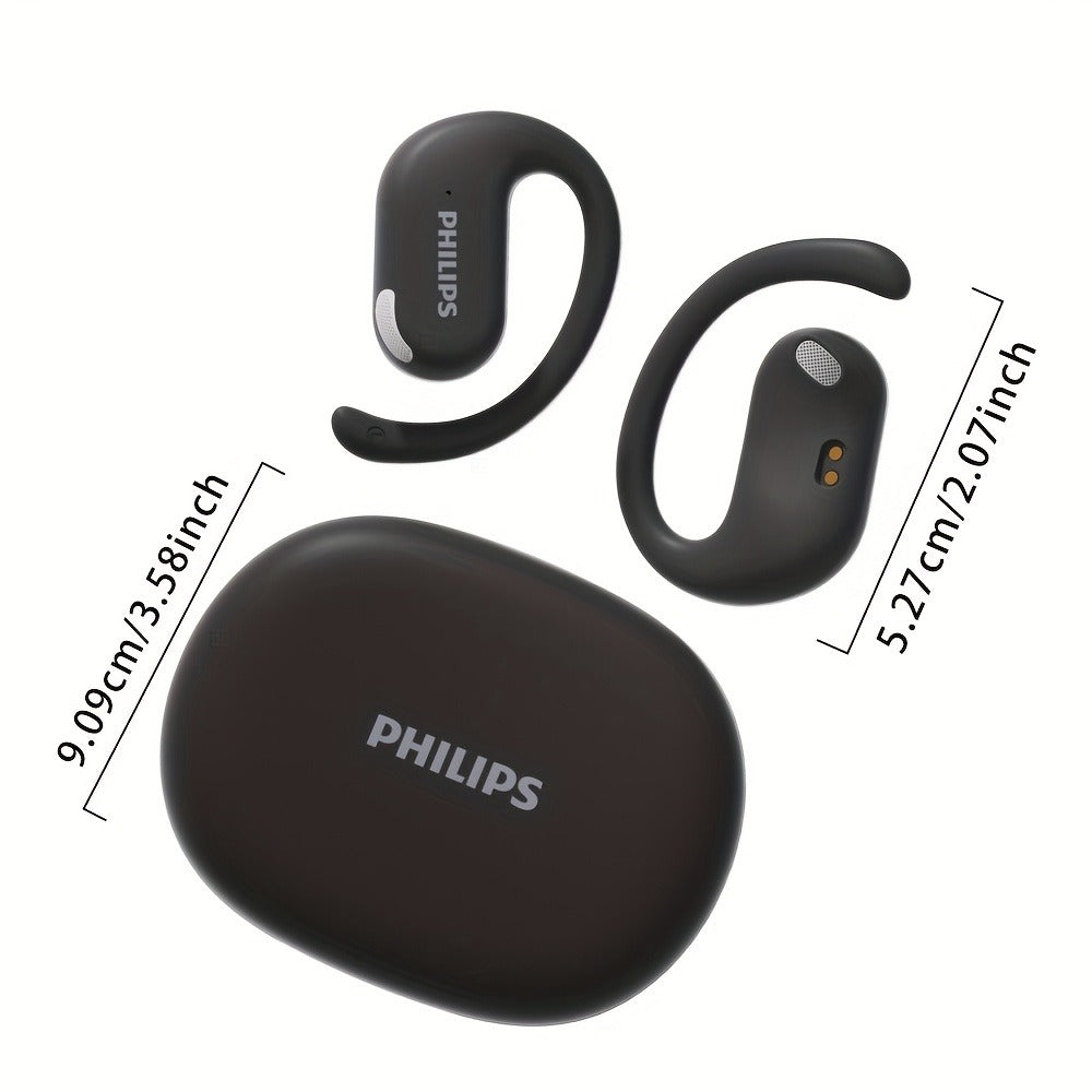 Philips TAT2739 Open-Ear Wireless Headphones AI Call Noise Reduction 360 Spatial Sound for Bedside Audio, Alarms and Room Entertainment