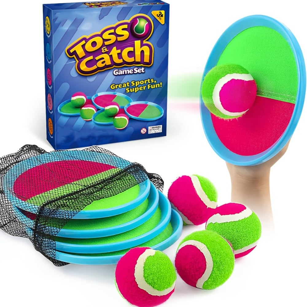 Sticky Ball Toss Game Set for Kids & Adults, Fun Outdoor Throwing Toy with Sticky Balls & Target Board