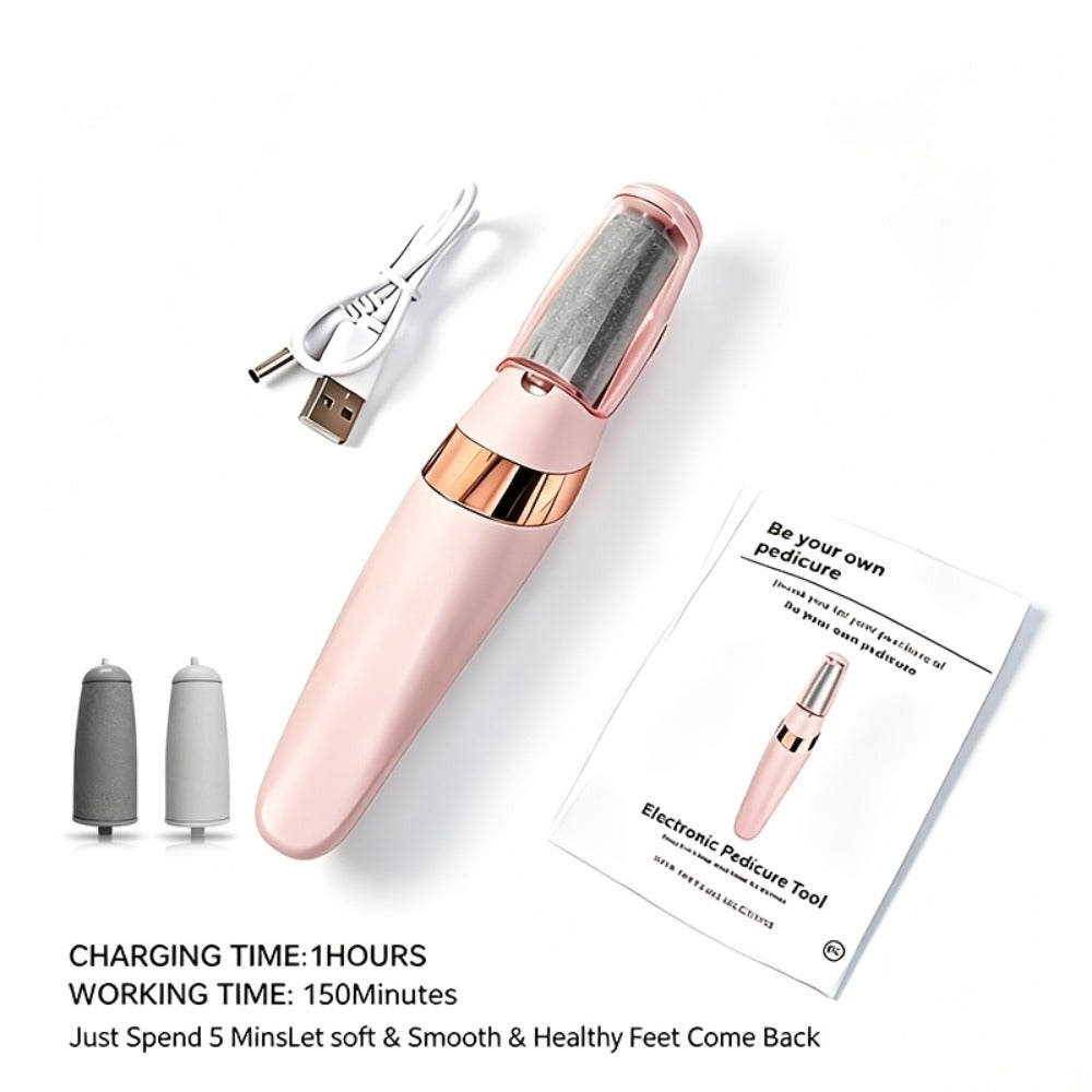 Electric Foot Callus Remover with 10pcs Pedicure Set, IPX7 Rechargeable Foot Grinder for Home and Salon Manicures