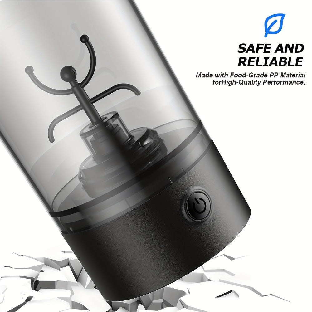 Electric Protein Shaker Bottle 24oz USB Rechargeable Self Stirring Blender Cup Portable Gym for Entryways, Bedrooms and Living Spaces