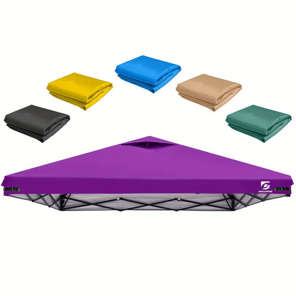 10x10 Canopy Replacement Top Cover for Straight Leg Tents – Ventilation Ports, Instant Shade, 11 Color Options