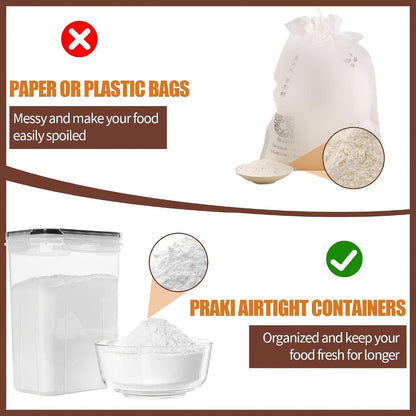 Food Storage Containers 8-, 16-, 30- or 32-Piece Rectangular Pantry Box Set with Matching Lids