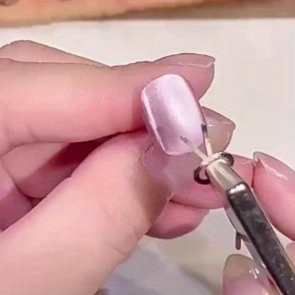 Cat Eye Nail Magnet Set 11pcs – 3-in-1 Magnet Stick with Heart & Bunny Designs, Strong Magnetic Tool for Cat Eye Gel Polish Nail Art