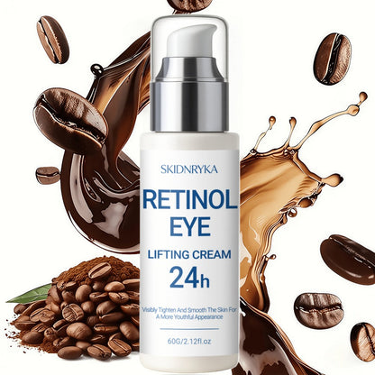 Eye Cream for Dark Circles & Puffiness 2 Pcs – Firming Hyaluronic Acid Eye Gel with Collagen Retinol Caffeine