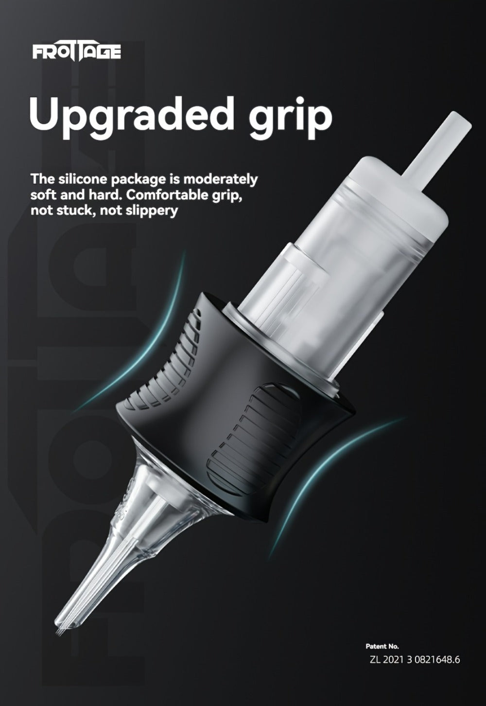 Tattoo Cartridge Needles with Frotage Label, 26 Retained RL RLT RS CM and M1 Cartridge Size Options