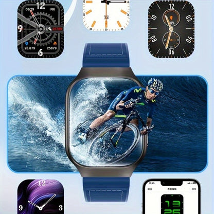 Smartwatch 2.01 Inch Curved Screen with Mini Games, Voice Assistant and 100+ Sport Modes in Three Colors