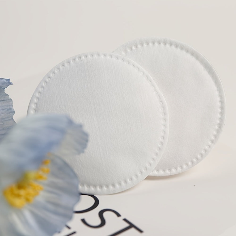 Cotton Makeup Remover Pads Double-Sided 300 or 600 Count – 100% Pure Cotton Thicker Hypoallergenic Lint-Free Rounds for Face Cleansing