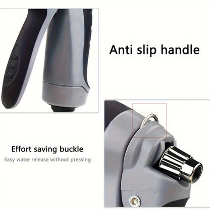 High Pressure Car Wash Gun with Long Extension Rod – Adjustable Spray Nozzle, Leak-Proof Connector, Fits Garden Hose